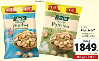 Lidl Alesto Pisztácia 300 g ajánlat