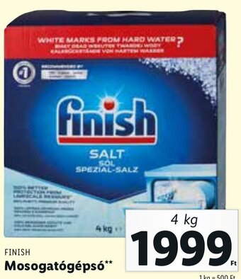 Lidl FINISH Mosogatógépsó 4 kg ajánlat