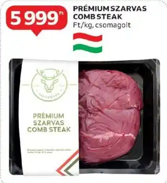 Auchan PRÉMIUM SZARVAS COMB STEAK 1 kg ajánlat