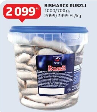 Auchan BISMARCK RUSZLI 1000 / 700 g ajánlat
