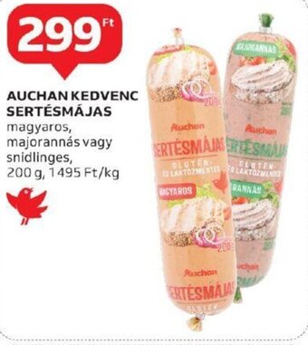 Auchan AUCHAN KEDVENC SERTÉSMÁJAS 200 g ajánlat