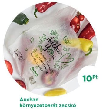Auchan Auchan környezetbarát zacskó 1 db ajánlat