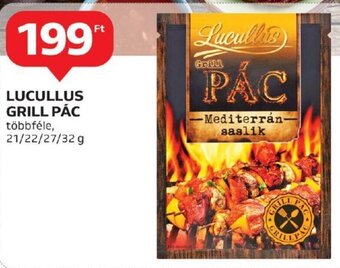 Auchan LUCULLUS GRILL PÁC 21 - 32 g ajánlat