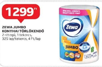 Auchan ZEWA JUMBO KONYHAI TÖRLŐKENDŐ 1 tekercs ajánlat