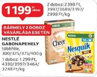 Auchan NESTLÉ GABONAPEHELY 300 - 400 g ajánlat