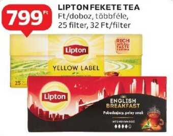 LIPTON FEKETE TEA 1 doboz