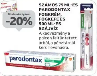 Auchan SZÁMOS 75 ML-ES PARODONTAX FOGKRÉM ajánlat