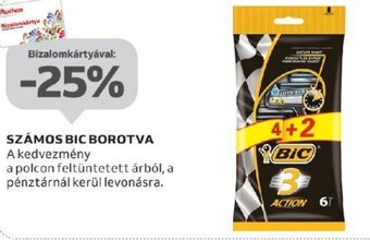 SZÁMOS BIC BOROTVA