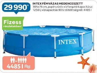 Auchan INTEX FÉMVÁZAS MEDENCESZETT ajánlat