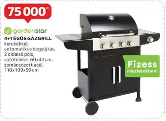 Auchan gardenstar 4+1 ÉGŐS GÁZGRILL 1 db ajánlat