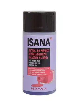 Rossmann Isana acetonos körömlakklemosó, mandula - 125 ml ajánlat