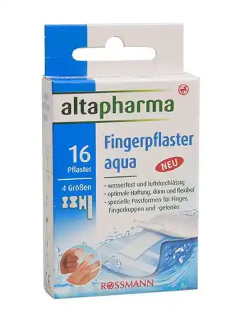 Rossmann Altapharma sebtapasz ujjra - 16 db ajánlat
