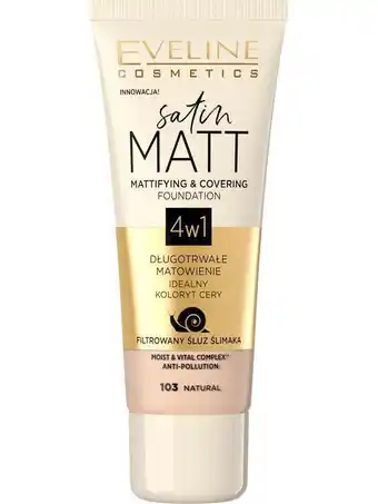 Rossmann Eveline satin matt mattifying&covering alapozó /103 - 1 db ajánlat
