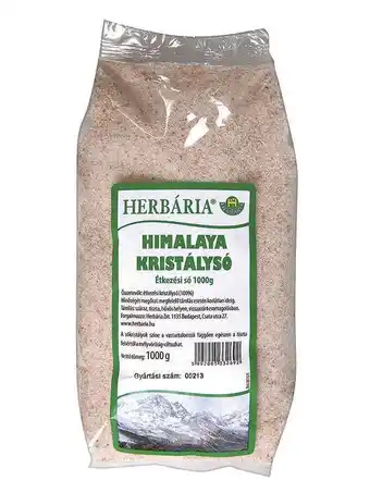 Rossmann Herbaria himalaya kristálysó - 1000 g ajánlat