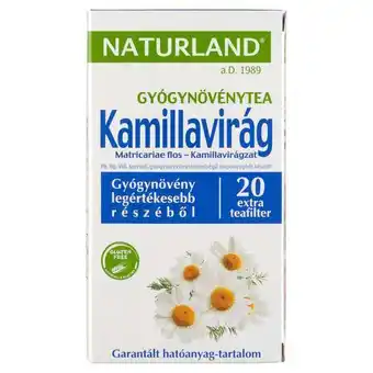 Rossmann Naturland herbal kamillavirág tea - 20 filter - 28 g ajánlat