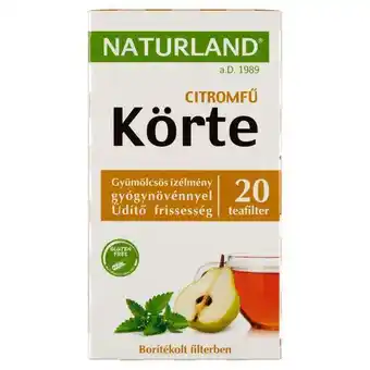 Rossmann Naturland körte-citromfű tea - 20x2 g ajánlat