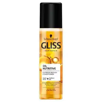 Rossmann Gliss express repair tápláló olaj hajregeneráló balzsam - 200 ml ajánlat