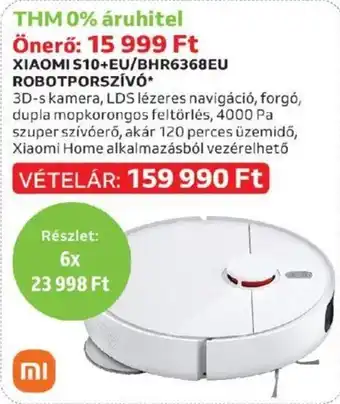Auchan XIAOMI S10+EU/BHR6368EU ROBOTPORSZÍVÓ 1 db ajánlat
