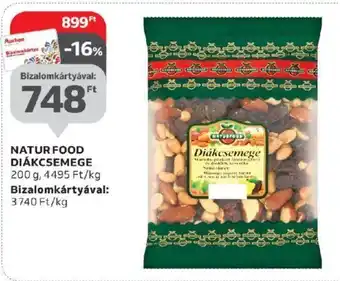 Auchan NATUR FOOD DIÁKCSEMEGE 200 g ajánlat