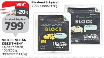 Auchan VIOLIFE VEGÁN KÉSZÍTMÉNY 100 / 200 g ajánlat