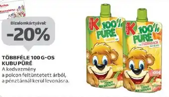 TÖBBFÉLE 100 G-OS KUBU PÜRÉ