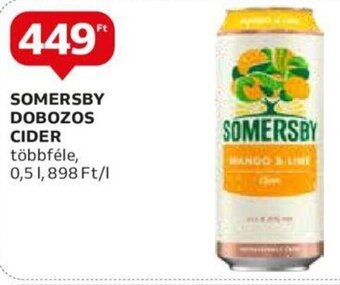 Auchan SOMERSBY DOBOZOS CIDER 0,5 l ajánlat