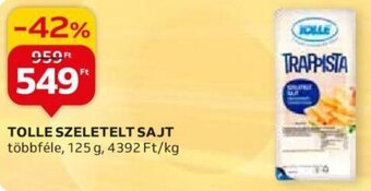Auchan TOLLE SZELETELT SAJT 125 g ajánlat