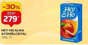 Auchan HEY-HO ALMA GYÜMÖLCSITAL 1 l ajánlat