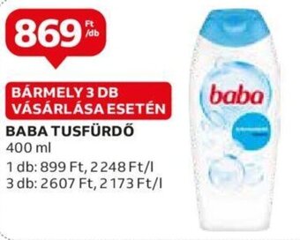 Auchan BABA TUSFÜRDŐ 400 ml ajánlat
