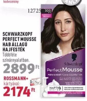 Rossmann SCHWARZKOPF PERFECT MOUSSE HAB ÁLLAGÚ HAJFESTÉK 1 db ajánlat