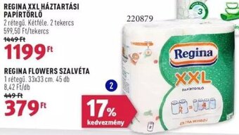 Rossmann REGINA XXL HÁZTARTÁSI PAPÍRTÖRLŐ 2 tekercs ajánlat