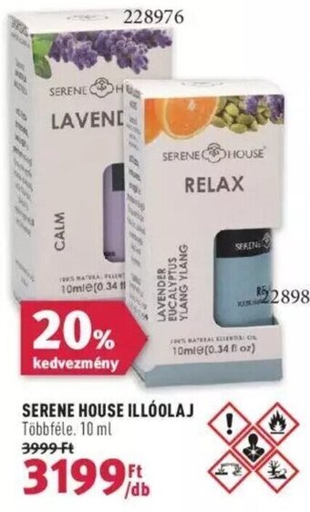 Rossmann SERENE HOUSE ILLÓOLAJ 10 ml ajánlat