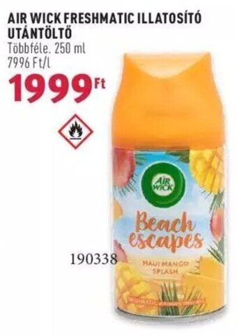 Rossmann AIR WICK FRESHMATIC ILLATOSÍTÓ UTÁNTÖLTŐ 250 ml ajánlat