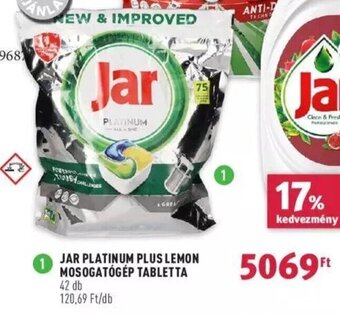 Rossmann JAR PLATINUM PLUS LEMON MOSOGATÓGÉP TABLETTA 42 db ajánlat