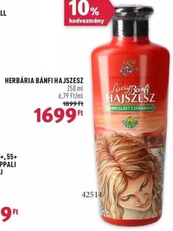 Rossmann HERBÁRIA BÁNFI HAJSZESZ 250 ml ajánlat