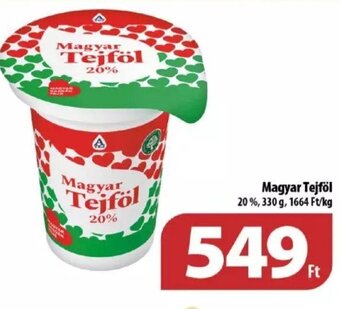 Coop Magyar Tejföl 330 g ajánlat