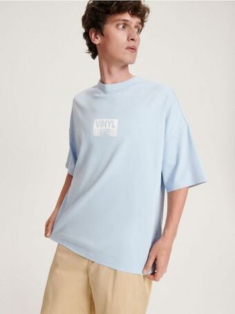 Reserved Oversized póló domború mintával ajánlat