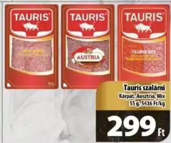 Coop Tauris szalámi 55 g ajánlat