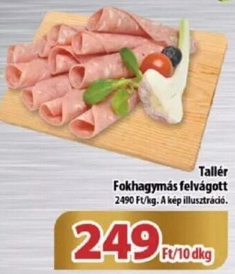Coop Tallér Fokhagymás felvágott 10 dkg ajánlat