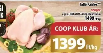 Coop Tallér Csirke 1 kg ajánlat