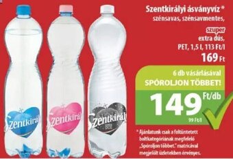 Coop Szentkirályi ásványvíz 1,5 l ajánlat
