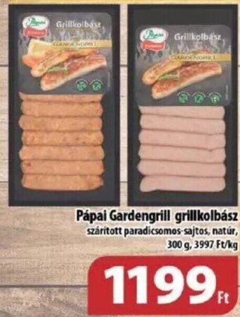 Pápai Gardengrill grillkolbász 300 g