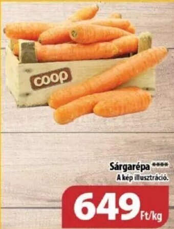 Coop Sárgarépa 1 kg ajánlat