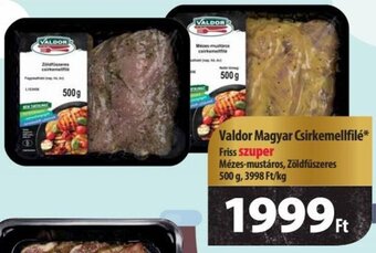 Coop Valdor Magyar Csirkemellfilé 500 g ajánlat