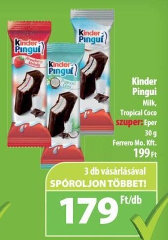 Coop Kinder Pingui 30 g ajánlat