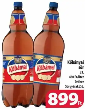 Coop Kőbányai sör 2 l ajánlat