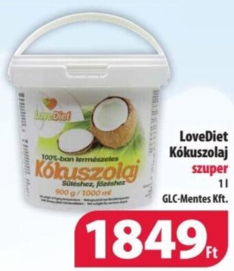 Coop LoveDiet Kókuszolaj 1 l ajánlat