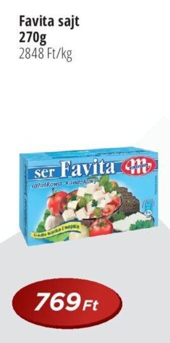 Real Favita sajt 270 g ajánlat