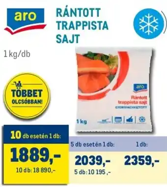 Metro RÁNTOTT TRAPPISTA SAJT 1 kg ajánlat