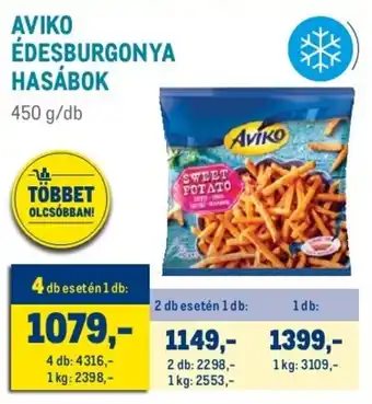 Metro AVIKO ÉDESBURGONYA HASÁBOK 450 g ajánlat